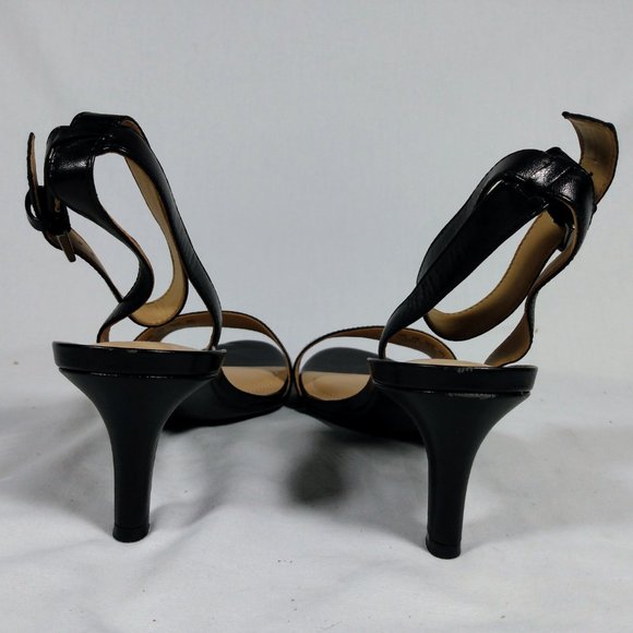 Naturalizer Tinda Black Leather Dress Heel - Picture 4 of 5